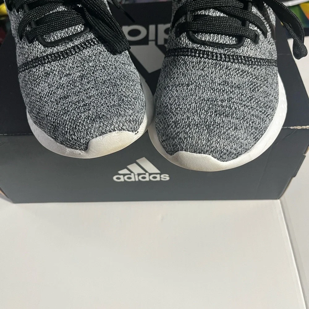 Women’s Adidas Gray/Black PureMotion Running Shoes- Size 7 - Picture 8 of 15